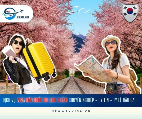 DỊCH VỤ XIN VISA HÀN QUỐC DU LỊCH 5 NĂM CHUYÊN NGHIỆP - UY TÍN - TỶ LỆ ĐẬU CAO