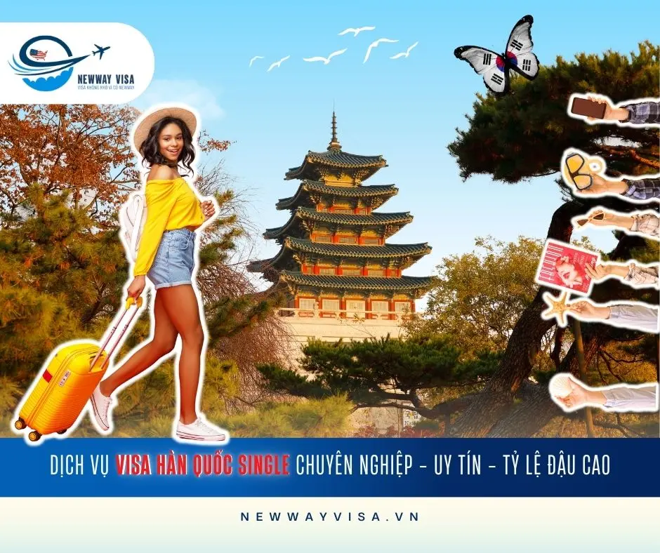 Dịch Vụ Xin Visa Hàn Quốc Single - 3 Tháng Nhập Cảnh 1 Lần