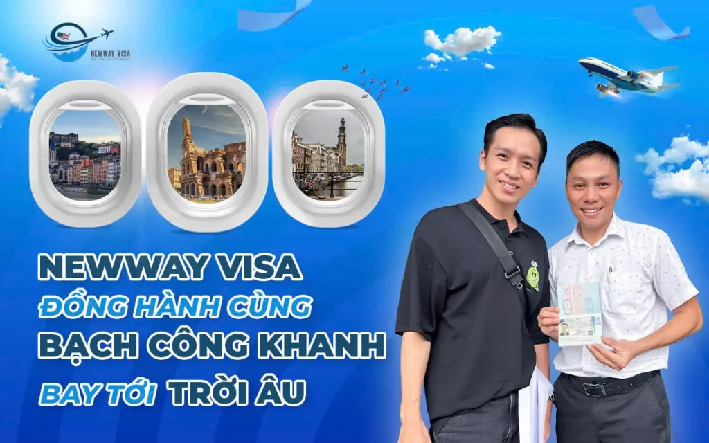 Nghệ sĩ Bạch Công Khanh tin tưởng lựa chọn NewWay Visa vì hài lòng với cung cách làm việc chu đáo, chuyên nghiệp