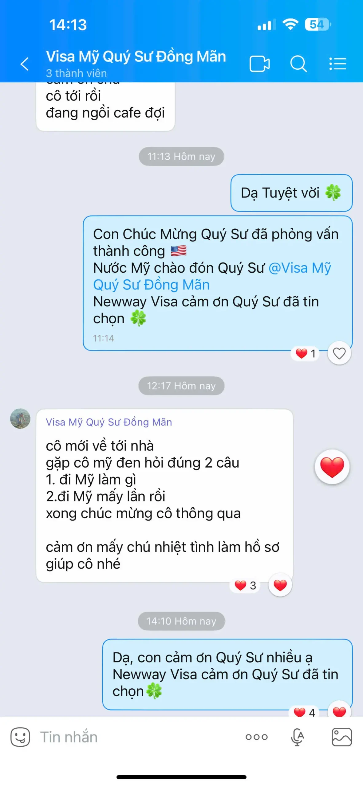 Xin Visa Mỹ - Quý Sư Đồng Mãn