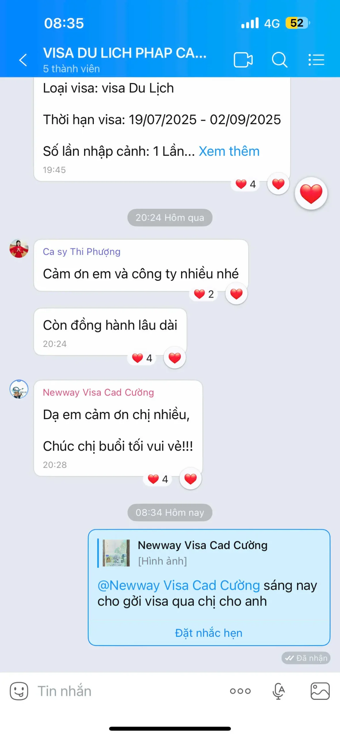 Xin Visa du lịch Pháp - Ca Sĩ Thi Phượng