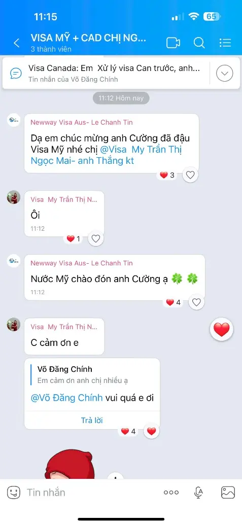 Visa Mỹ - Anh Thắng & Chị Ngọc Mai