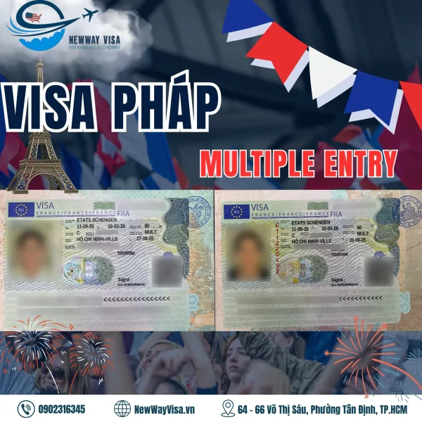 Khách hàng được cấp Visa Pháp – Multiple Entry
