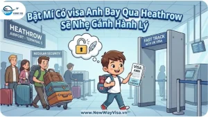 Bật Mí Có visa Anh Bay Qua Heathrow Sẽ Nhẹ Gánh Hành Lý