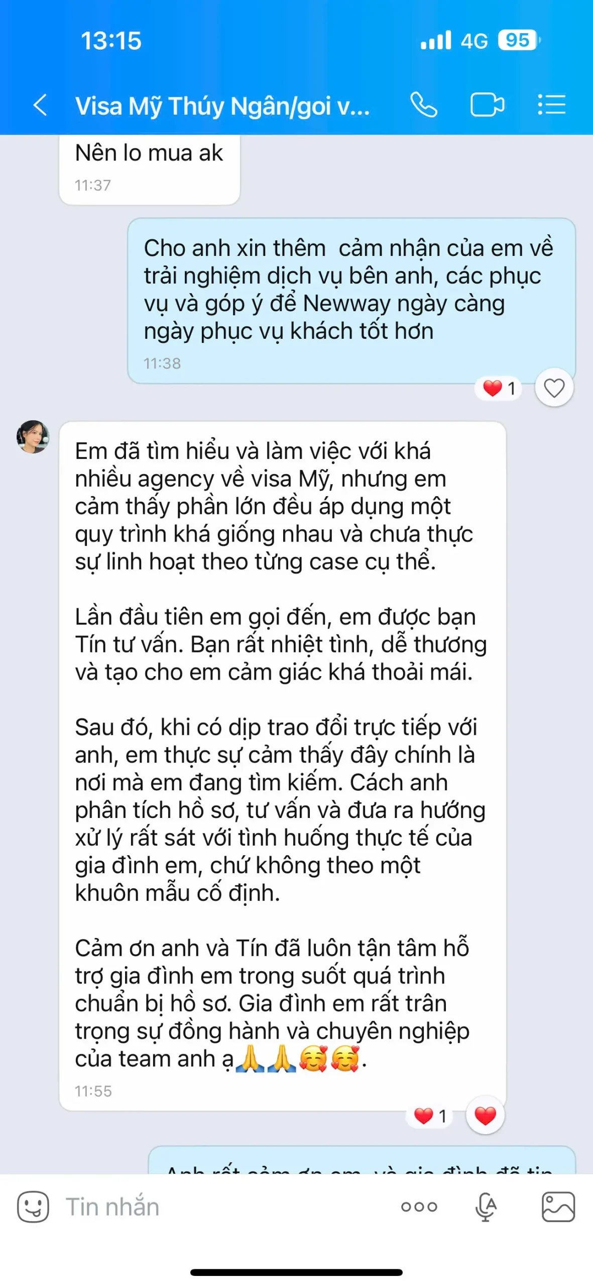 Visa Mỹ - Chị Thúy Ngân