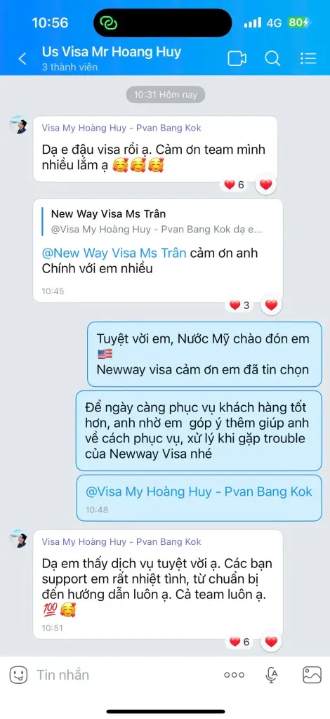 Visa Mỹ - Anh Hoàng Huy