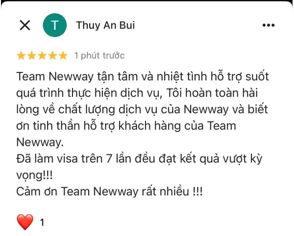 Chị Thúy An - Visa Úc thăm thân - Google Map