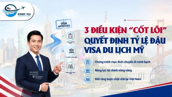 3 Điều kiện cốt lõi quyết định tỷ lệ đậu Visa du lịch Mỹ