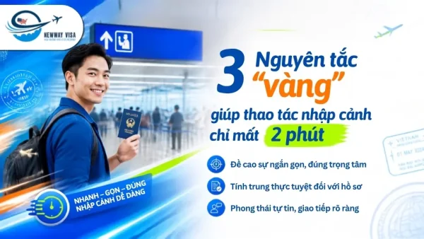 Nguyên tắc vàng giúp thao tác nhập cảnh chỉ mất 2 phút