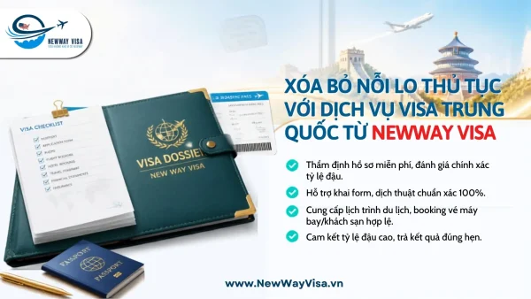 Xóa bỏ nổi lo thủ tục với dịch vụ visa trung quốc