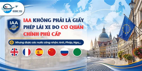 IAA không phải là giấy phép lái xe do cơ quan chính phủ cấp