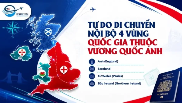 Tự do di chuyển nội bộ 4 vùng quốc gia thuộc Vương quốc Anh