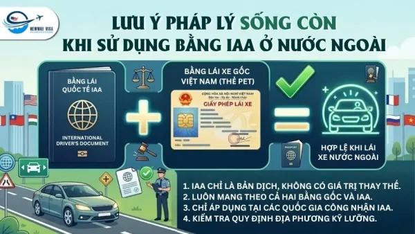 Lưu ý pháp lý khi sử dụng bằng IAA ở nước ngoài