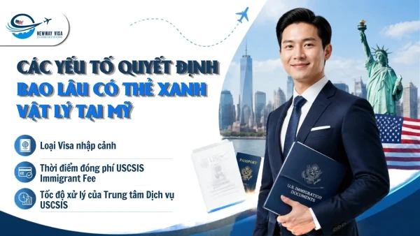 Các yếu tố quyết định bao lâu có thẻ xanh vật lý tại Mỹ