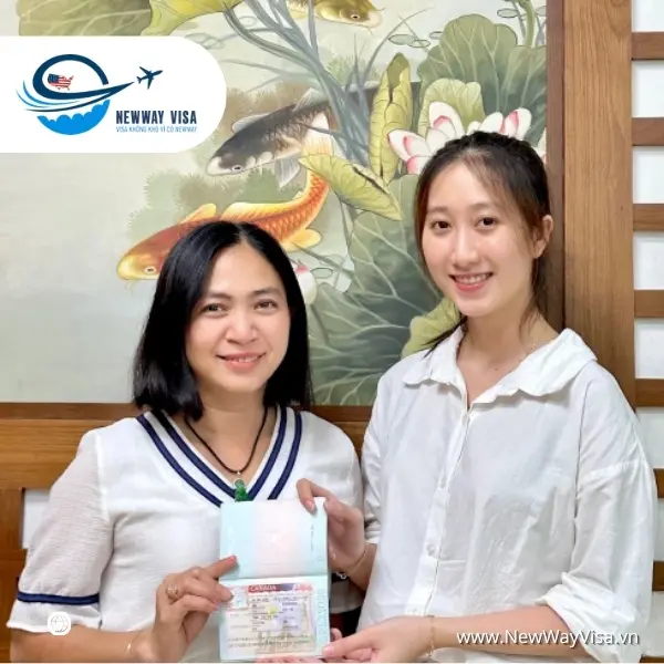 Hành Trình Đậu Visa Canada Dù Từng Bị Từ Chối Visa Úc, Mỹ Và Canada 1 Khách hàng nhận visa canada 6 tháng tại văn phòng Newway Visa